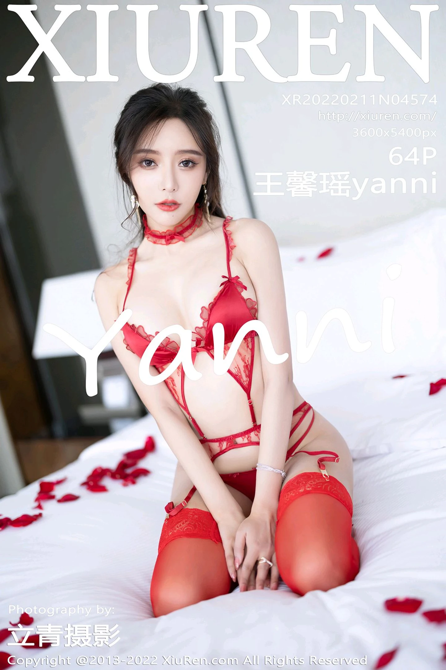 [XiuRen秀人网]VOL.4574 女神王馨瑶yanni室内场景黑色轻透服饰+红色情趣内衣诱惑写真64P-秀人网官方网站